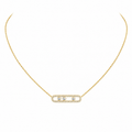 Move One Pavé Necklace