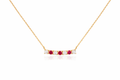 RUBY BAR NECKLACE
