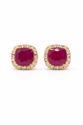 CRIMSON GLOW STUDS
