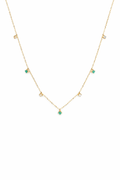 EMERALD PETAL NECKLACE