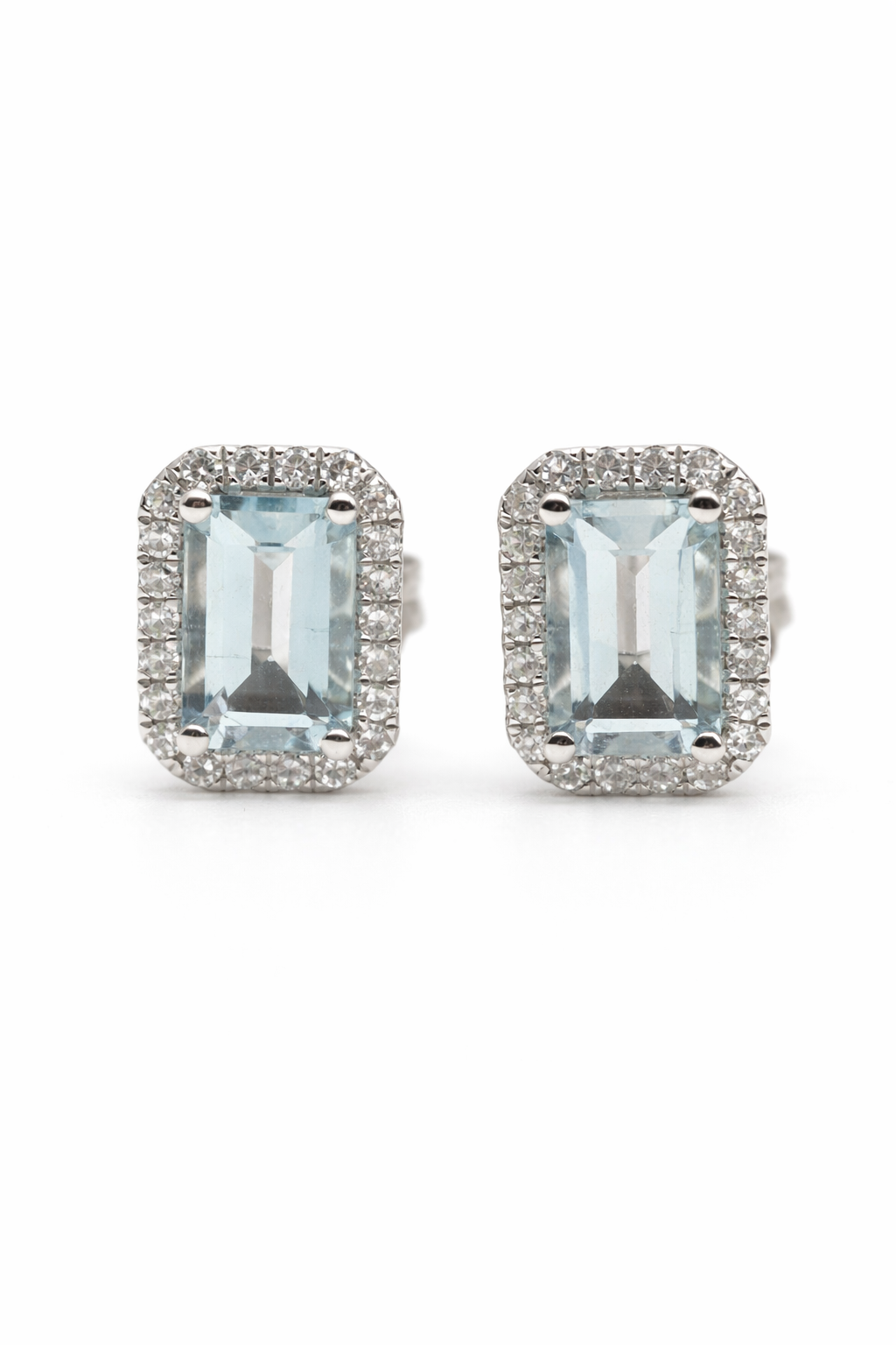 AQUAMARINE STUDS