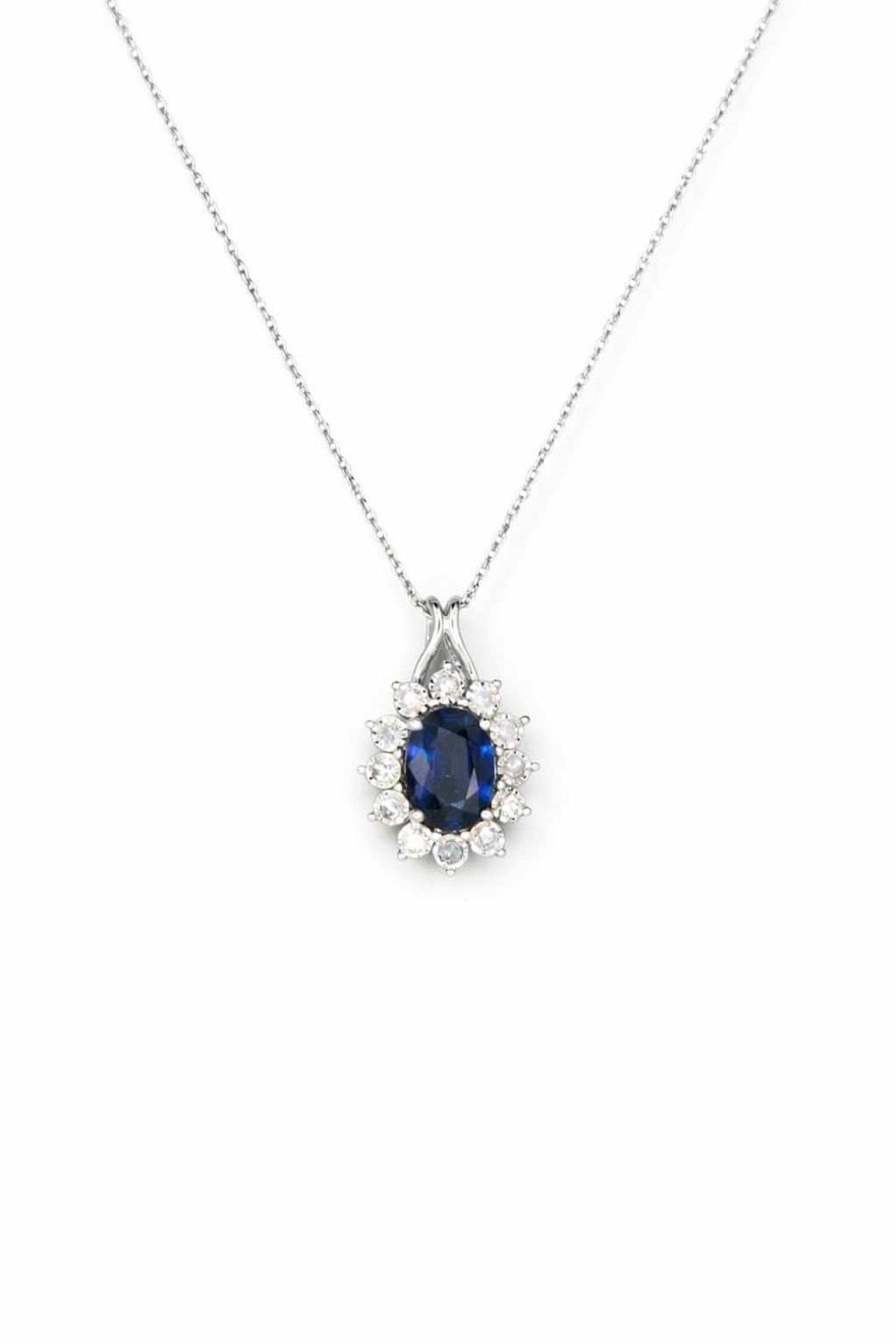 SAPPHIRE CROWN NECKLACE