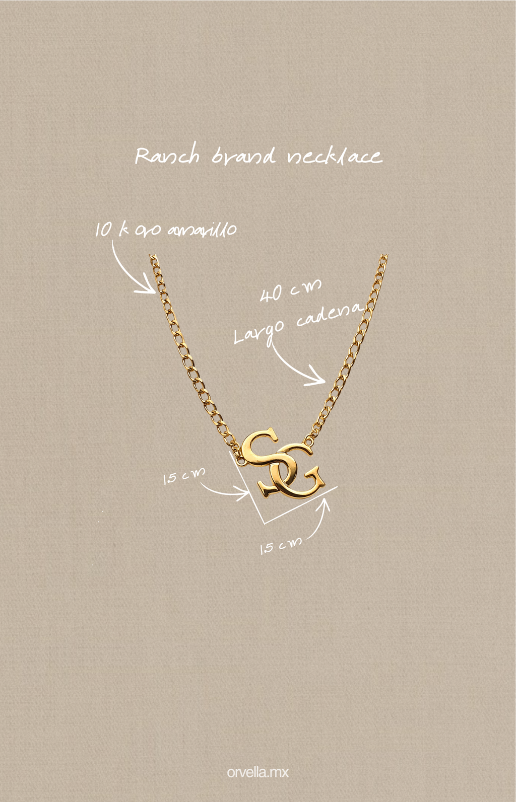 Ranch Brand Necklace Tipo 3 y 4