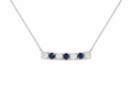SAPPHIRE BAR NECKLACE