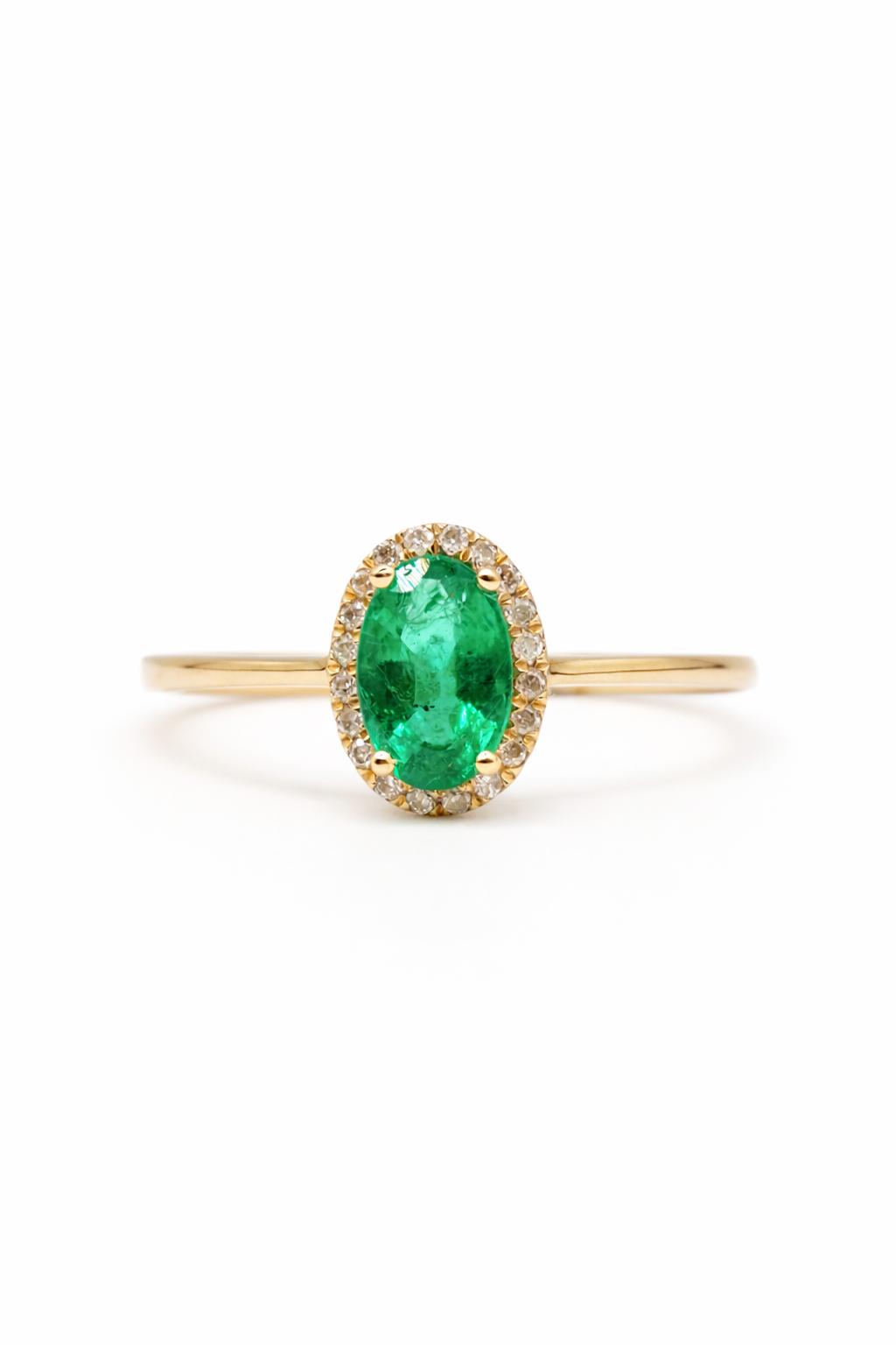 Emerald Oval Ring