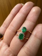 Emerald Oval Ring