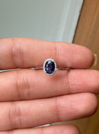 Sapphire Oval Ring