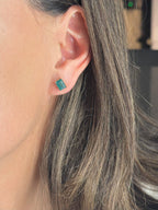 Classic Emerald Studs