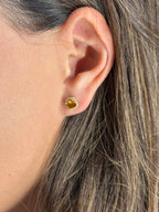 Citrine Studs