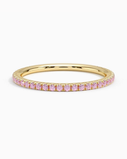 Pink Sapphire Band