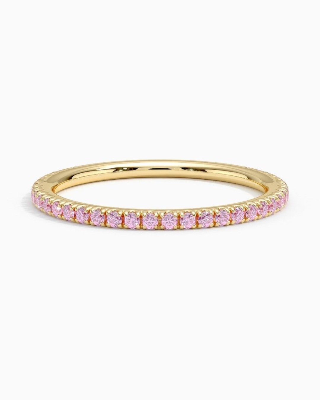 Pink Sapphire Band